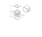 KitchenAid KEBC276KBL04 internal oven parts diagram