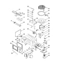 KitchenAid KEMC307KSS03 cabinet and stirrer parts diagram