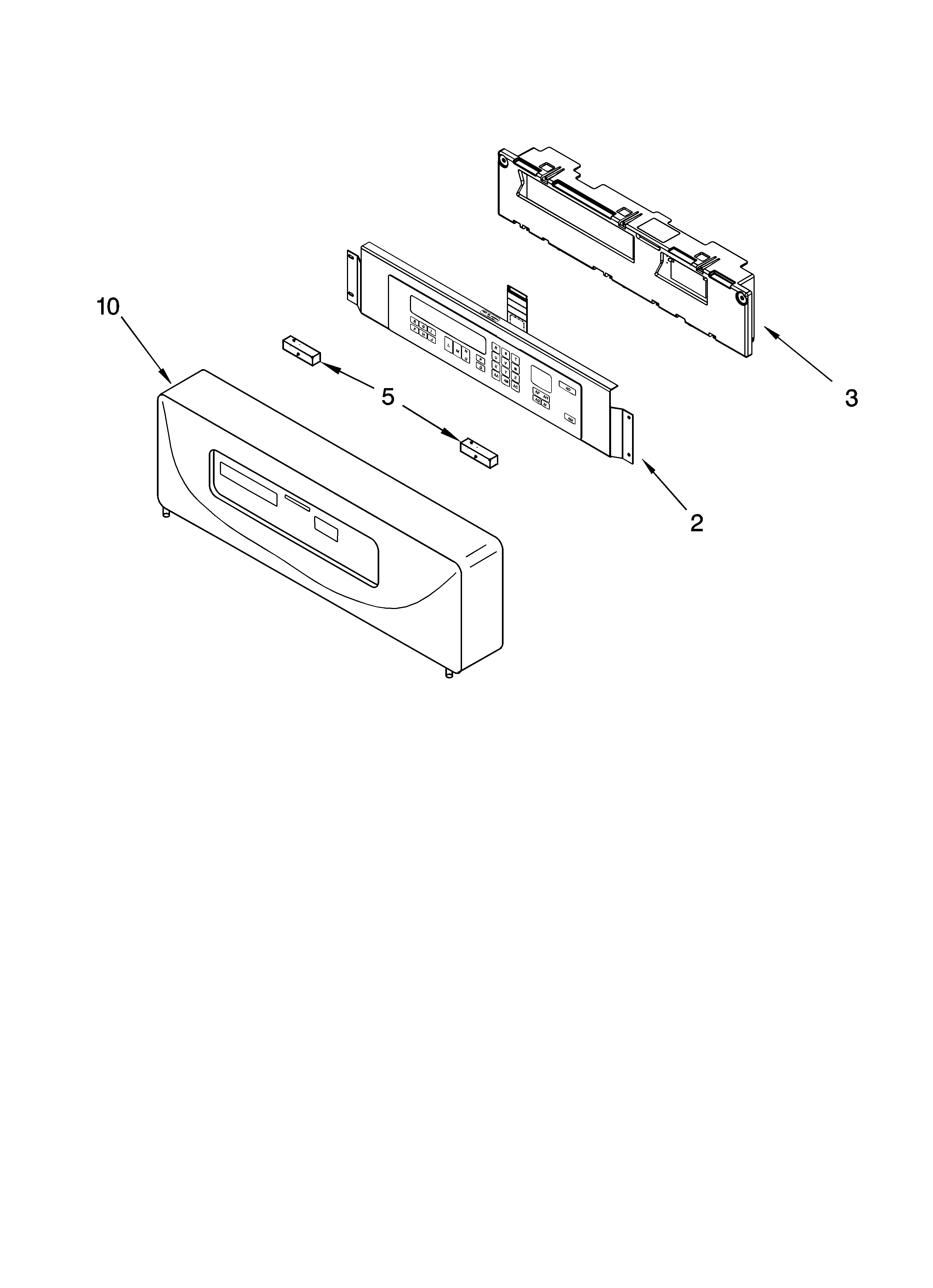 Control panel parts