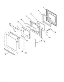 Oven door parts
