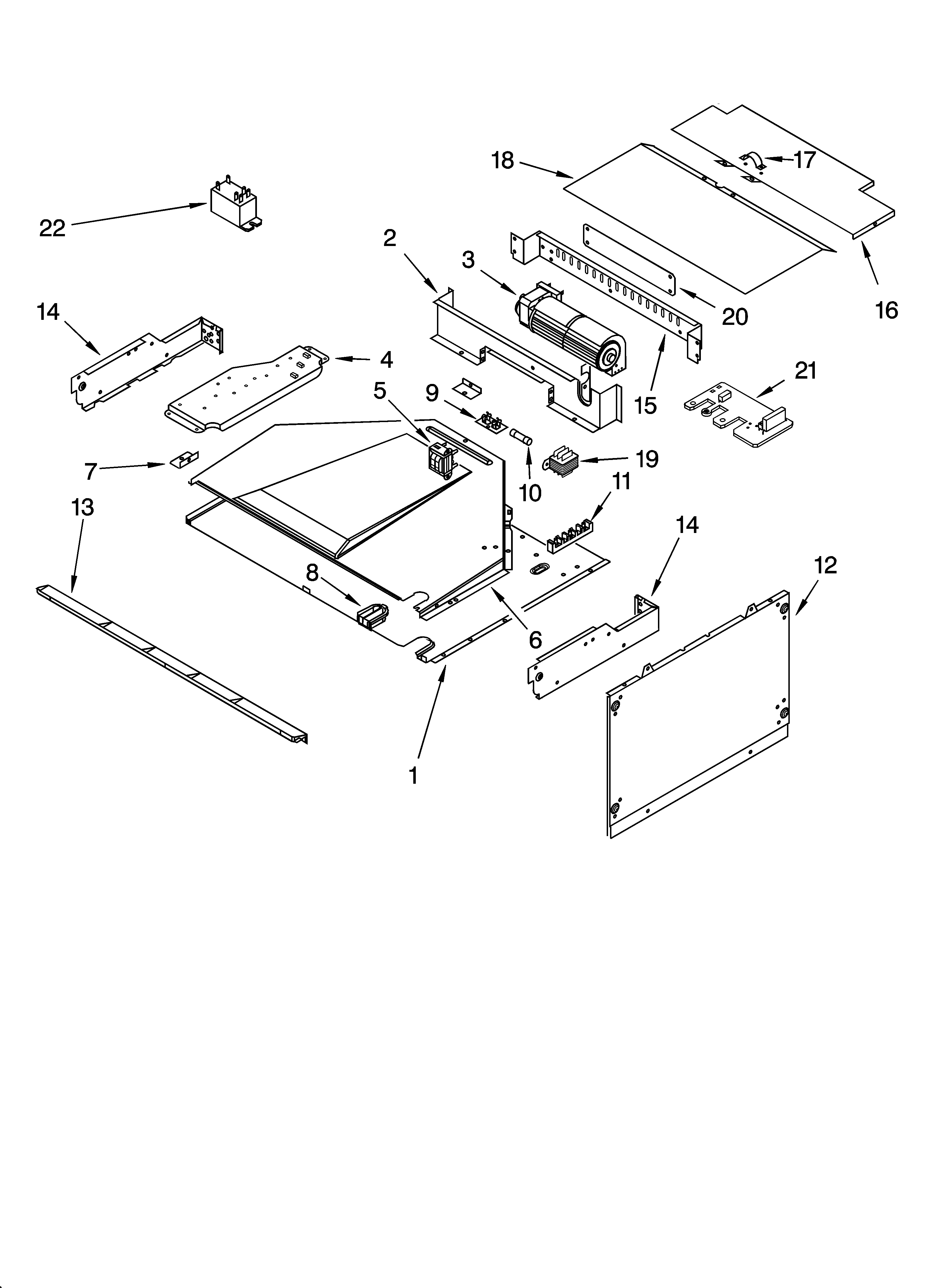 Top venting parts