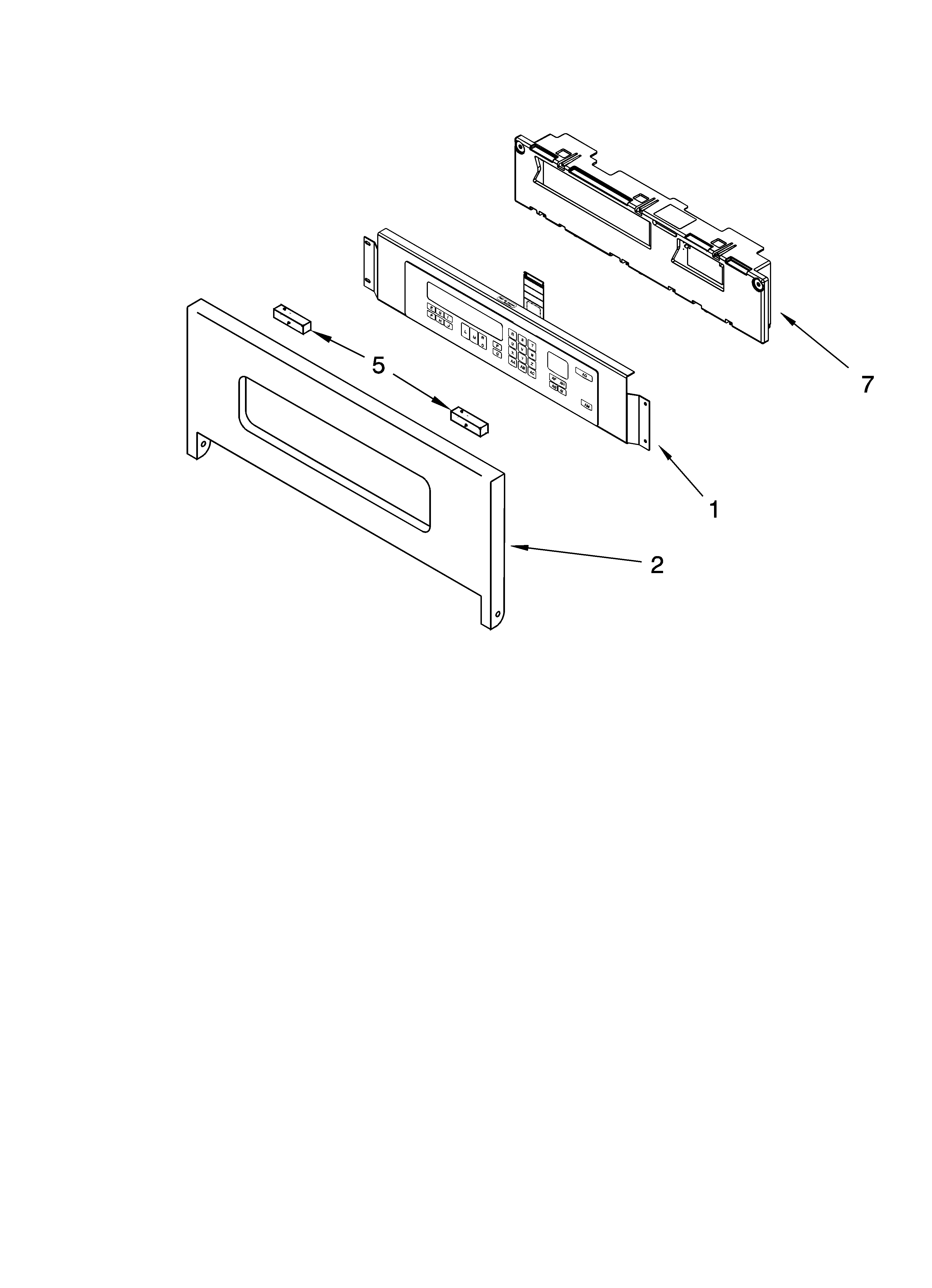 Control panel parts