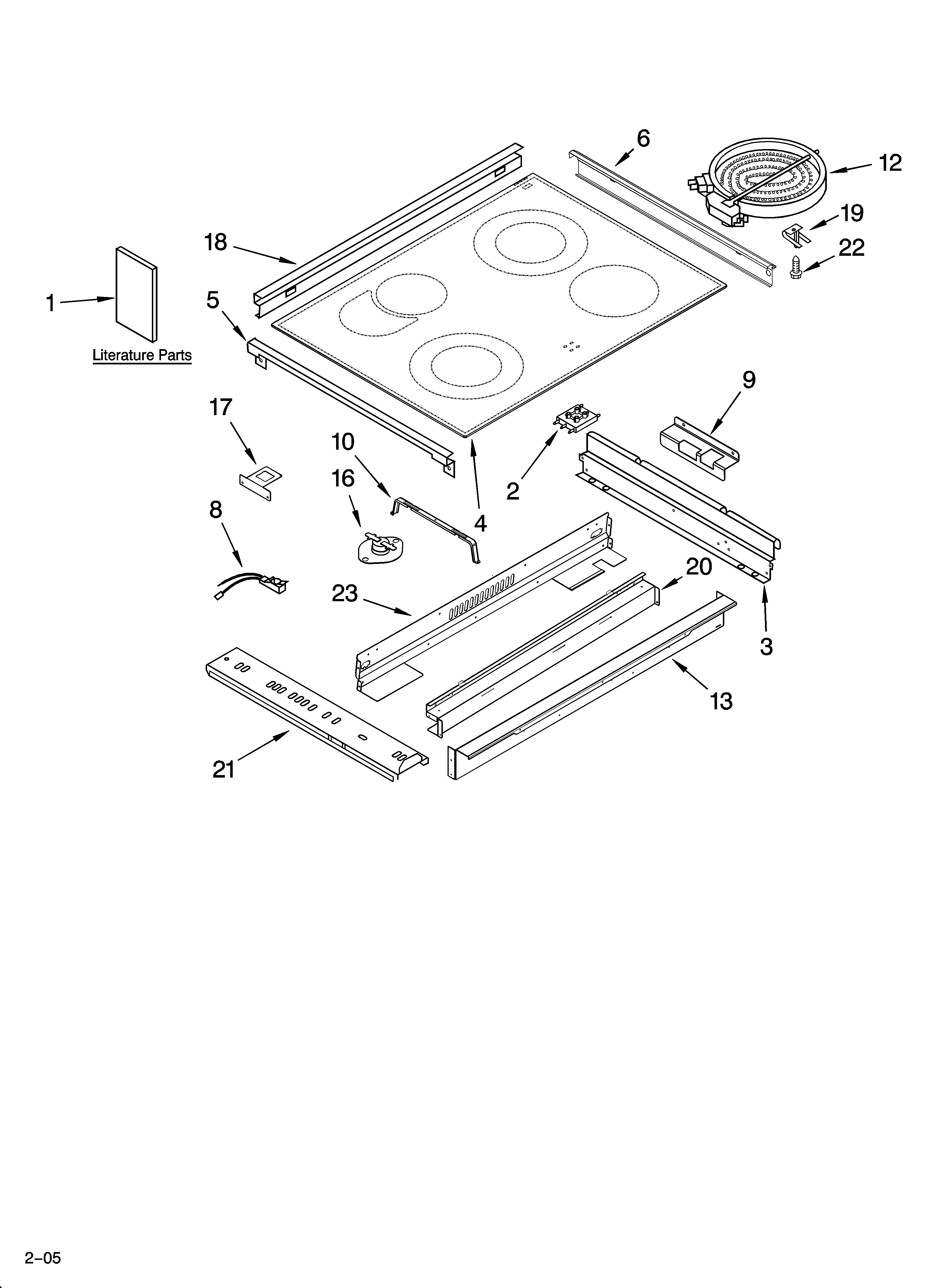 Cooktop parts