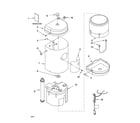 KitchenAid KHWG160PSS0 outer cover & insulation parts diagram