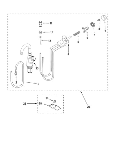Spout unit parts