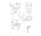 KitchenAid KHWS160JWH3 outer cover & insulation parts diagram