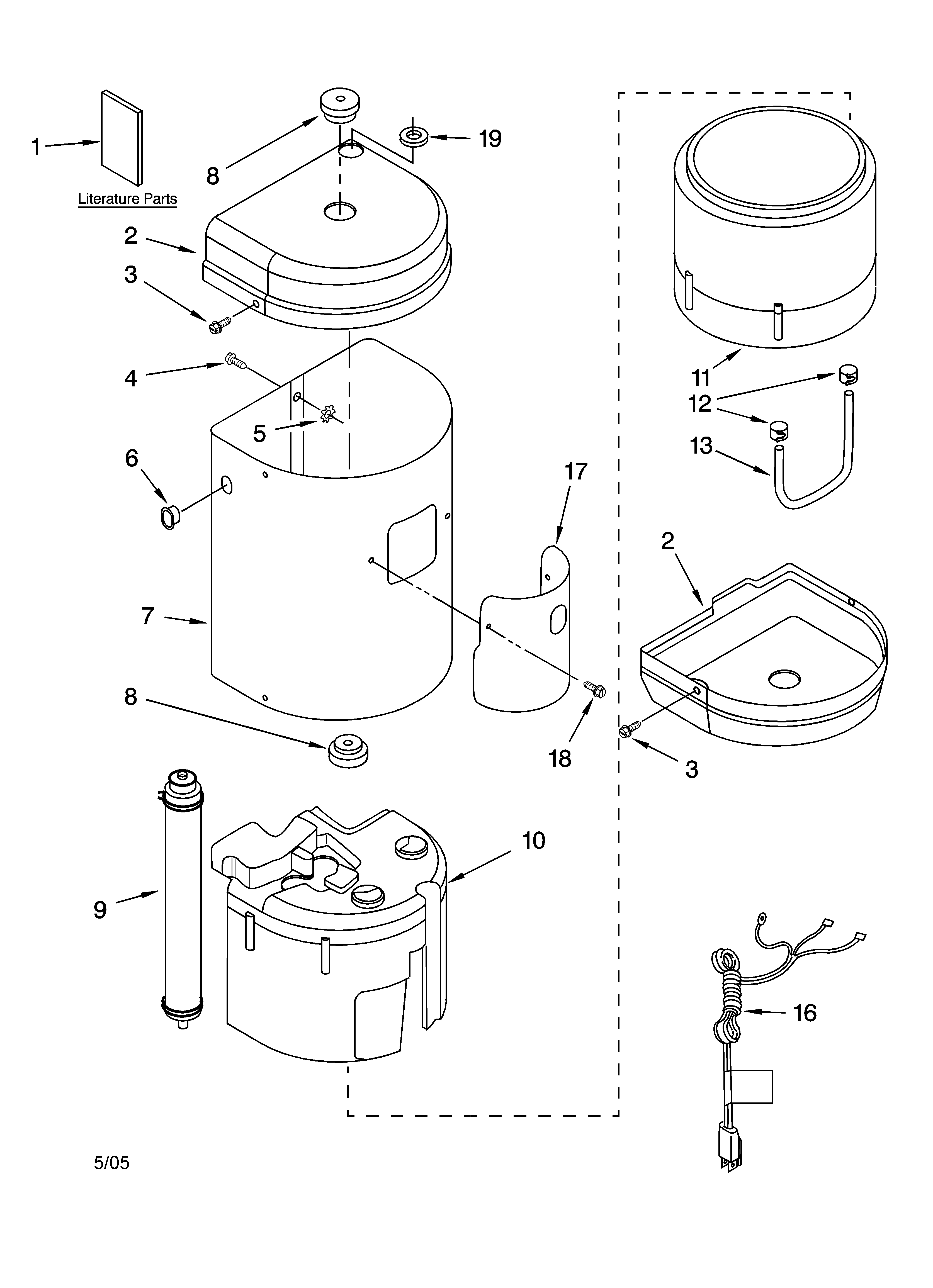 Outer cover & insulation parts