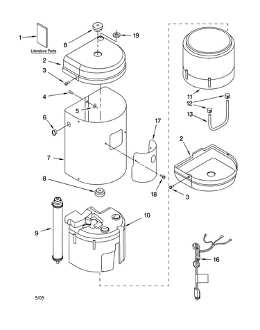 Outer cover & insulation parts