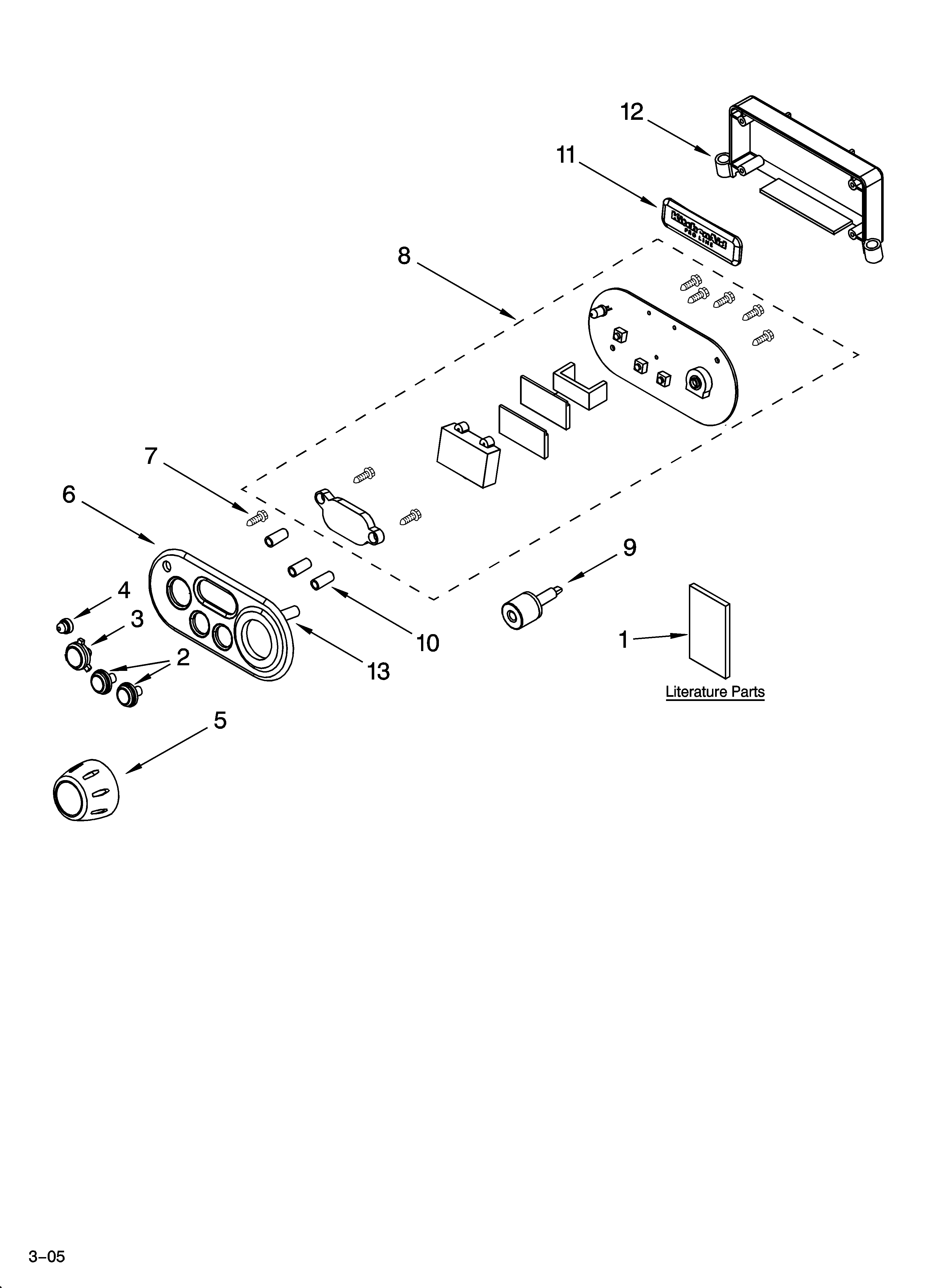 Control panel parts