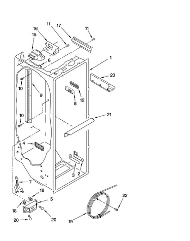 Refrigerator liner parts