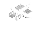 KitchenAid KSSS36QMX01 freezer shelf parts diagram
