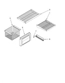 Freezer shelf parts