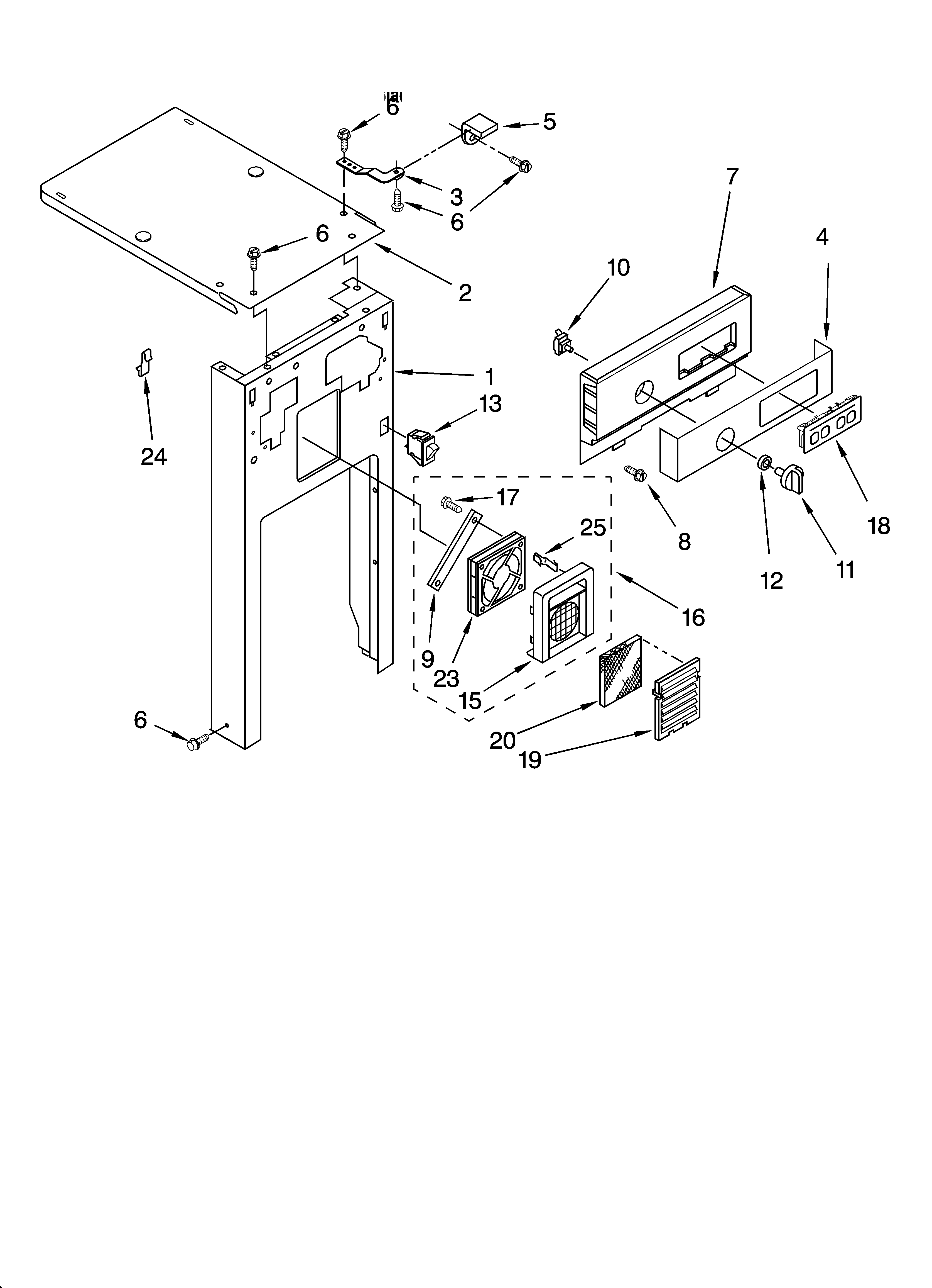 Control panel parts