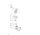 KitchenAid KUCC151LPA1 motor and drive parts diagram