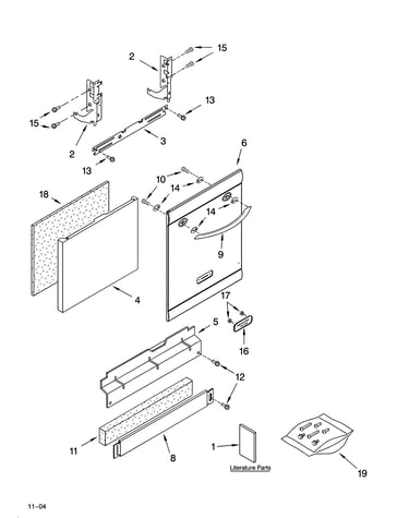 Door and panel parts