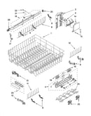 Upper rack and track parts