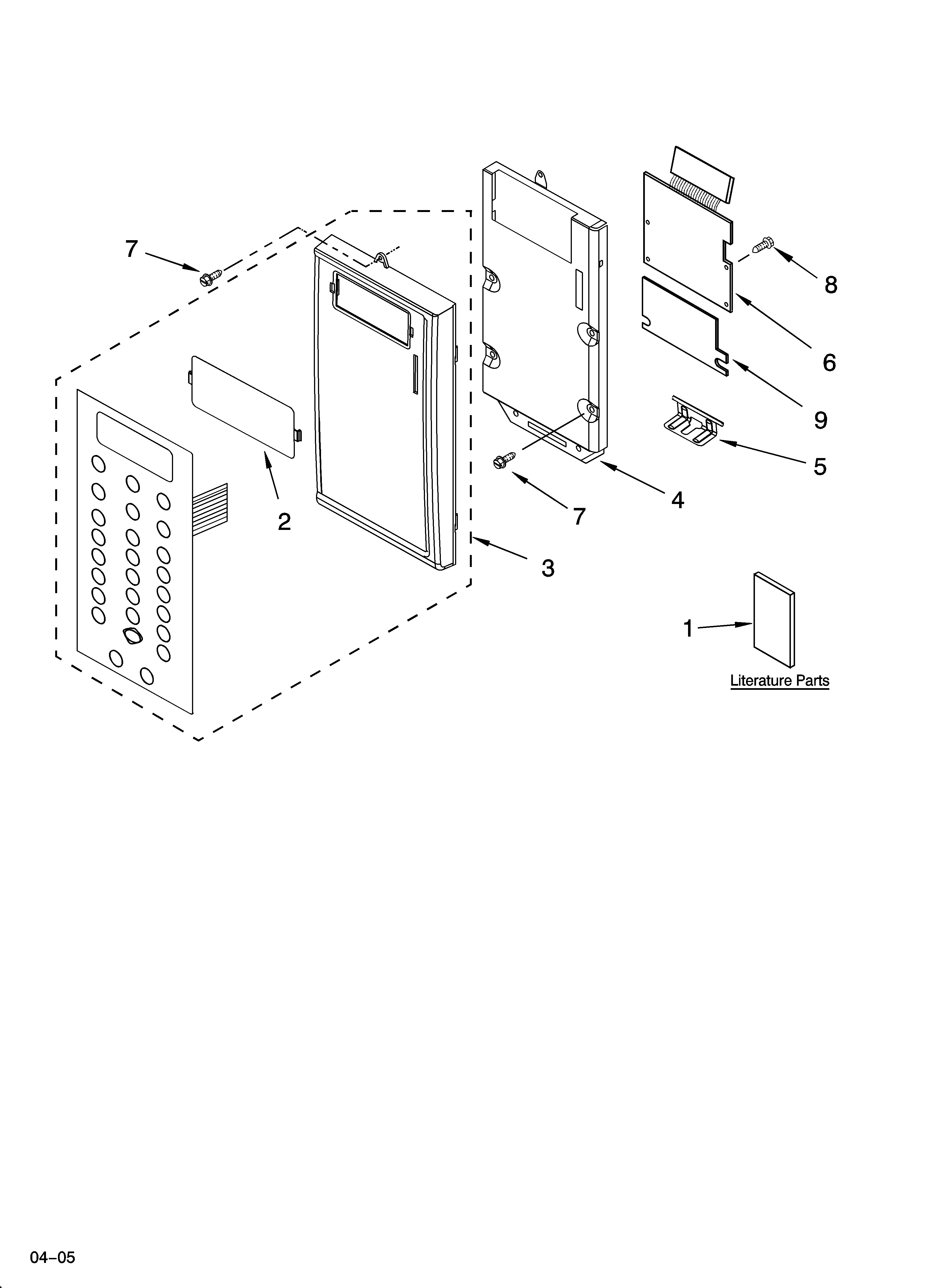 Control panel parts