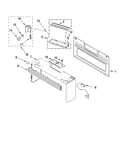 Cabinet and installation parts