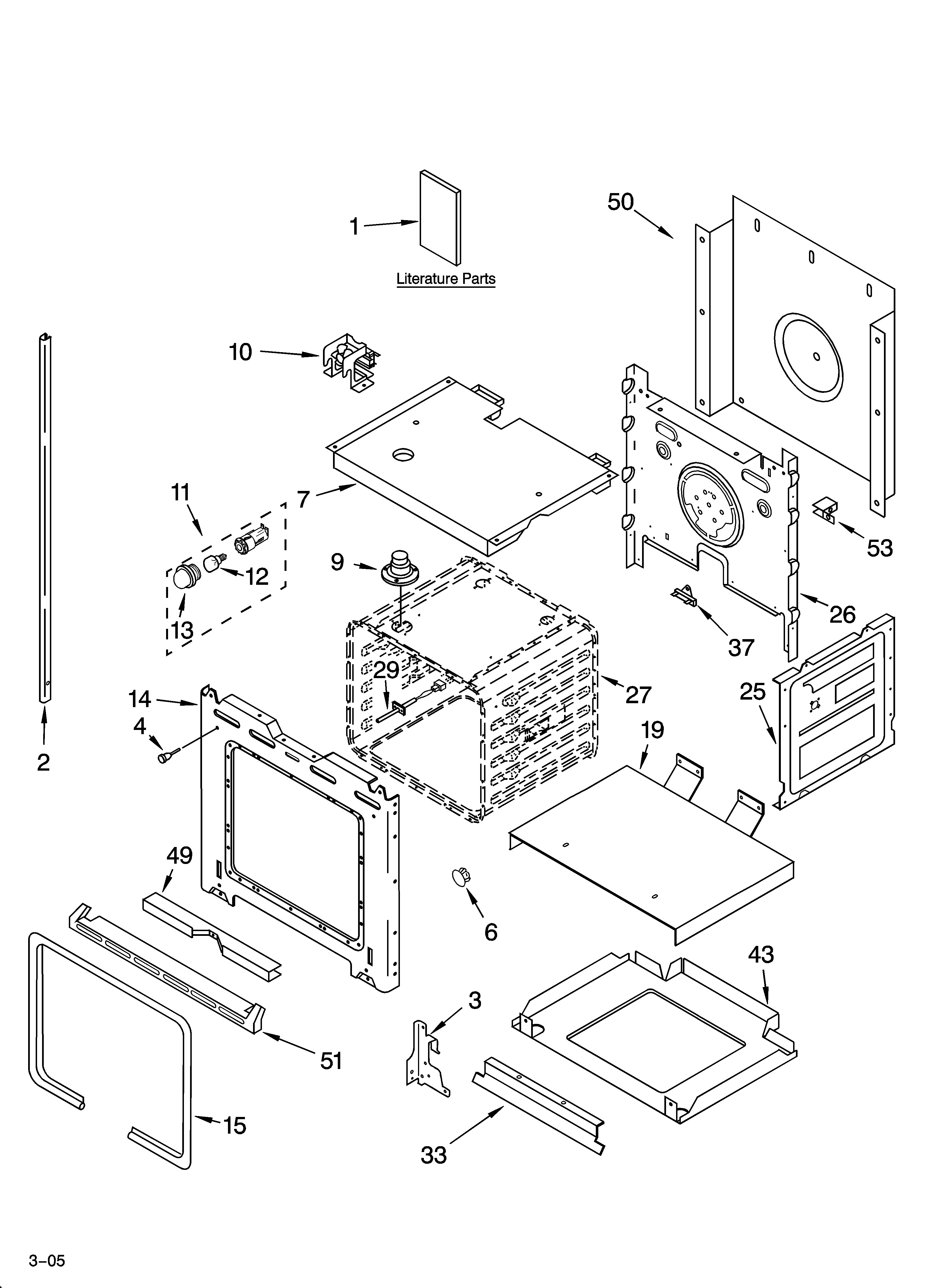 LOWER OVEN PARTS