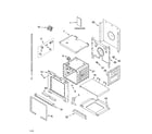 Whirlpool RBD305PDB15 lower oven parts diagram