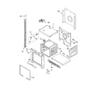 Whirlpool RBD305PDB15 upper oven parts diagram
