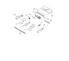 Whirlpool RBD305PDB15 top venting parts, optional parts diagram