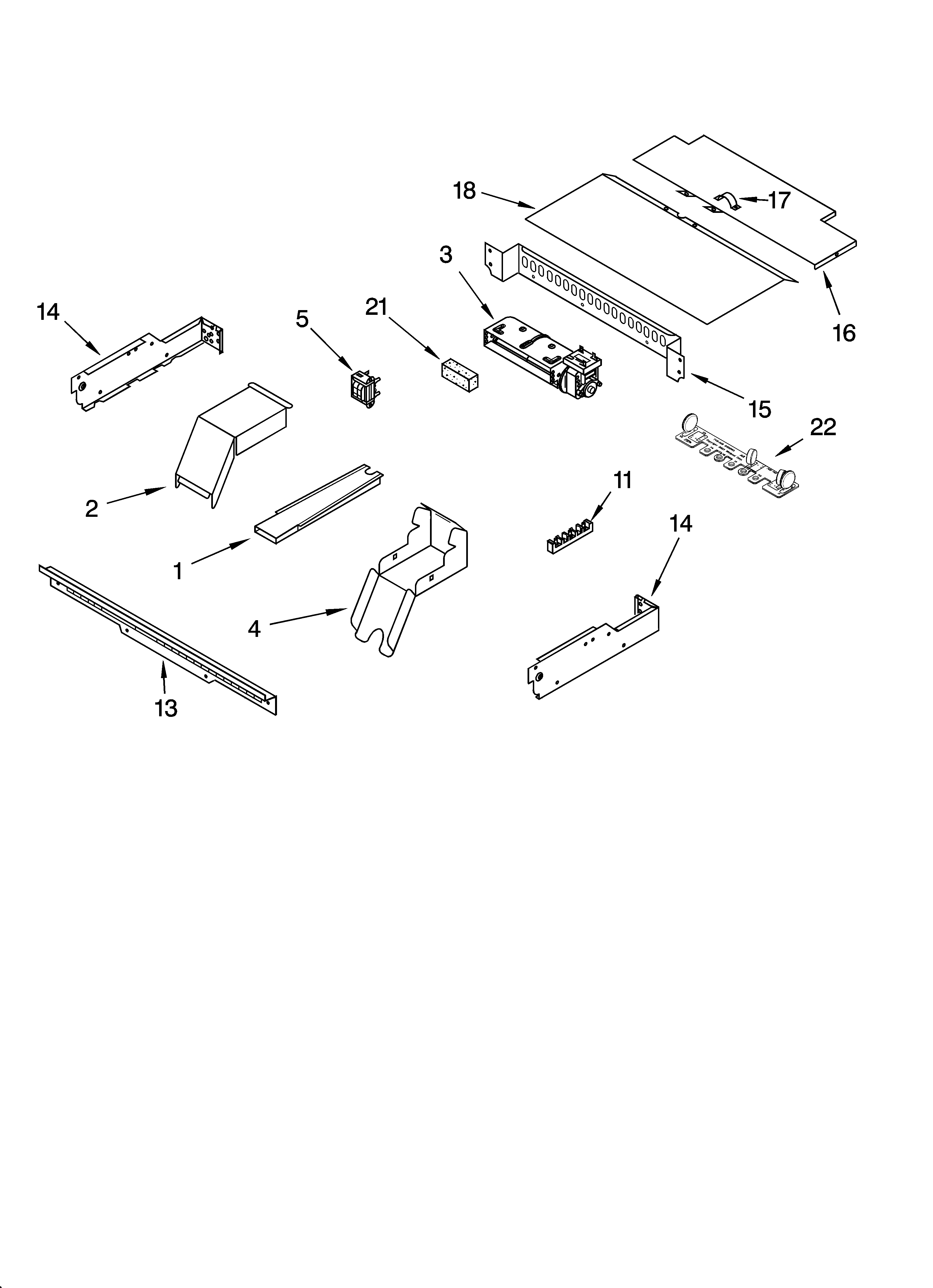 Top venting parts, optional parts
