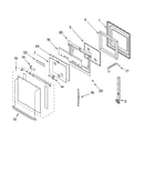 Oven door parts