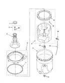 Agitator, basket and tub parts