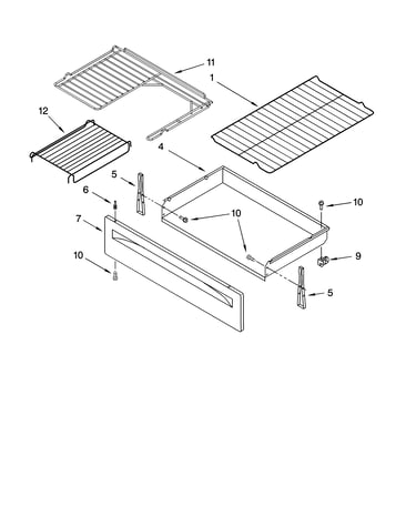 Drawer & broiler parts