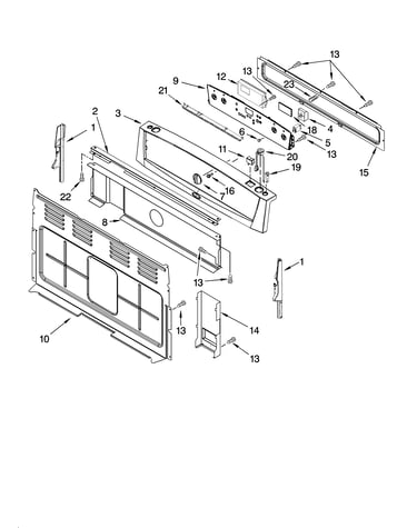 Control panel parts