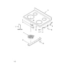 Whirlpool WERP4110PT1 cooktop parts diagram