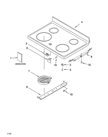 Cooktop parts