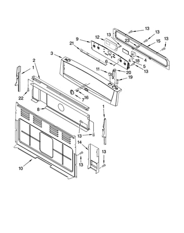 Control panel parts