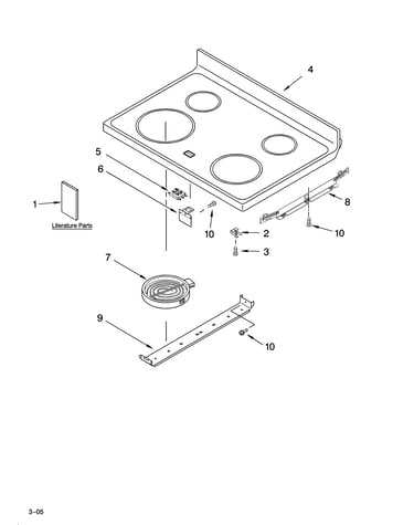 Cooktop parts