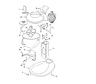 KitchenAid 4KB25G1XWW3 base and pedestal unit and accessory parts diagram
