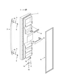 Freezer door parts