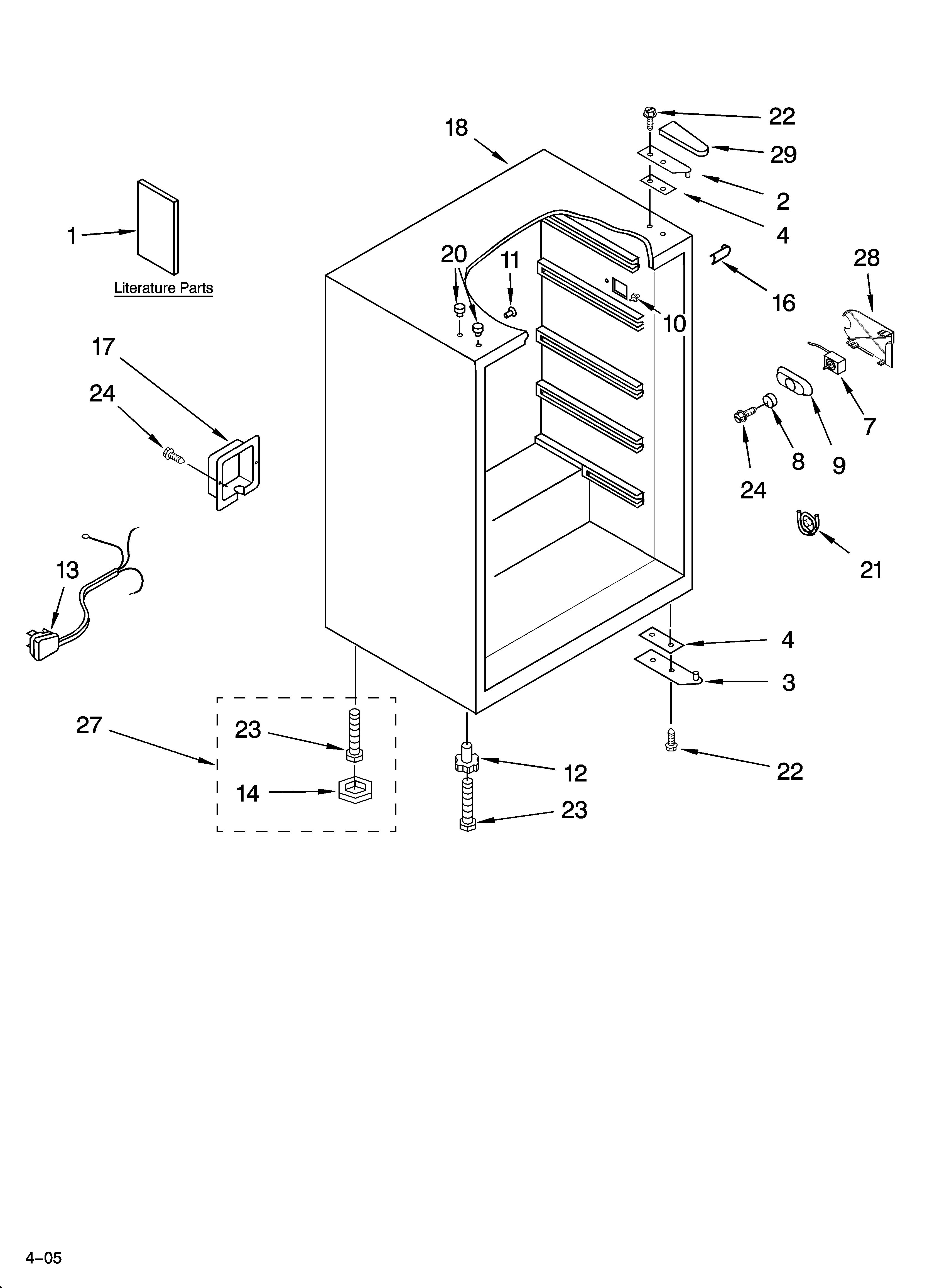 Cabinet parts