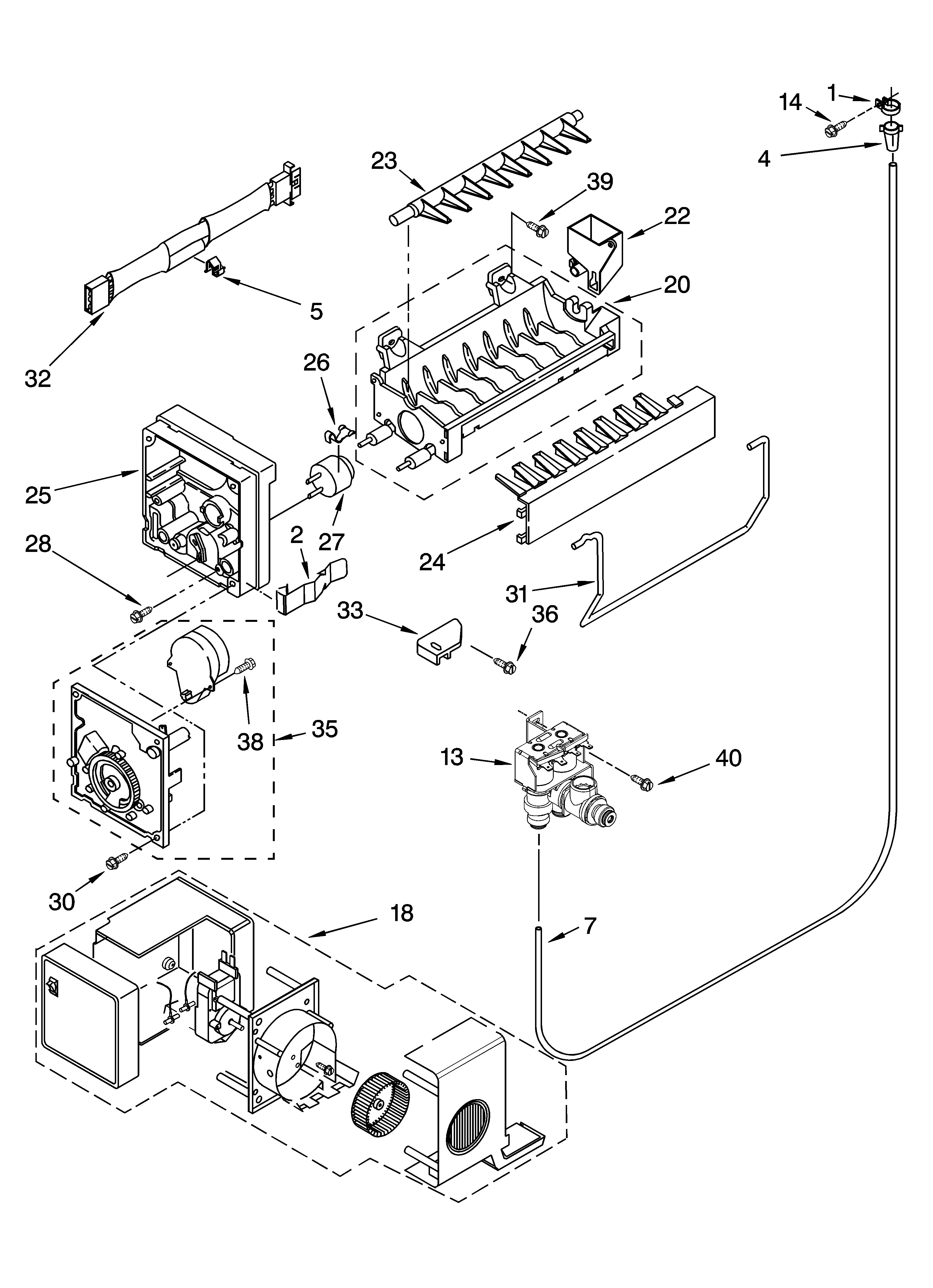 Icemaker parts