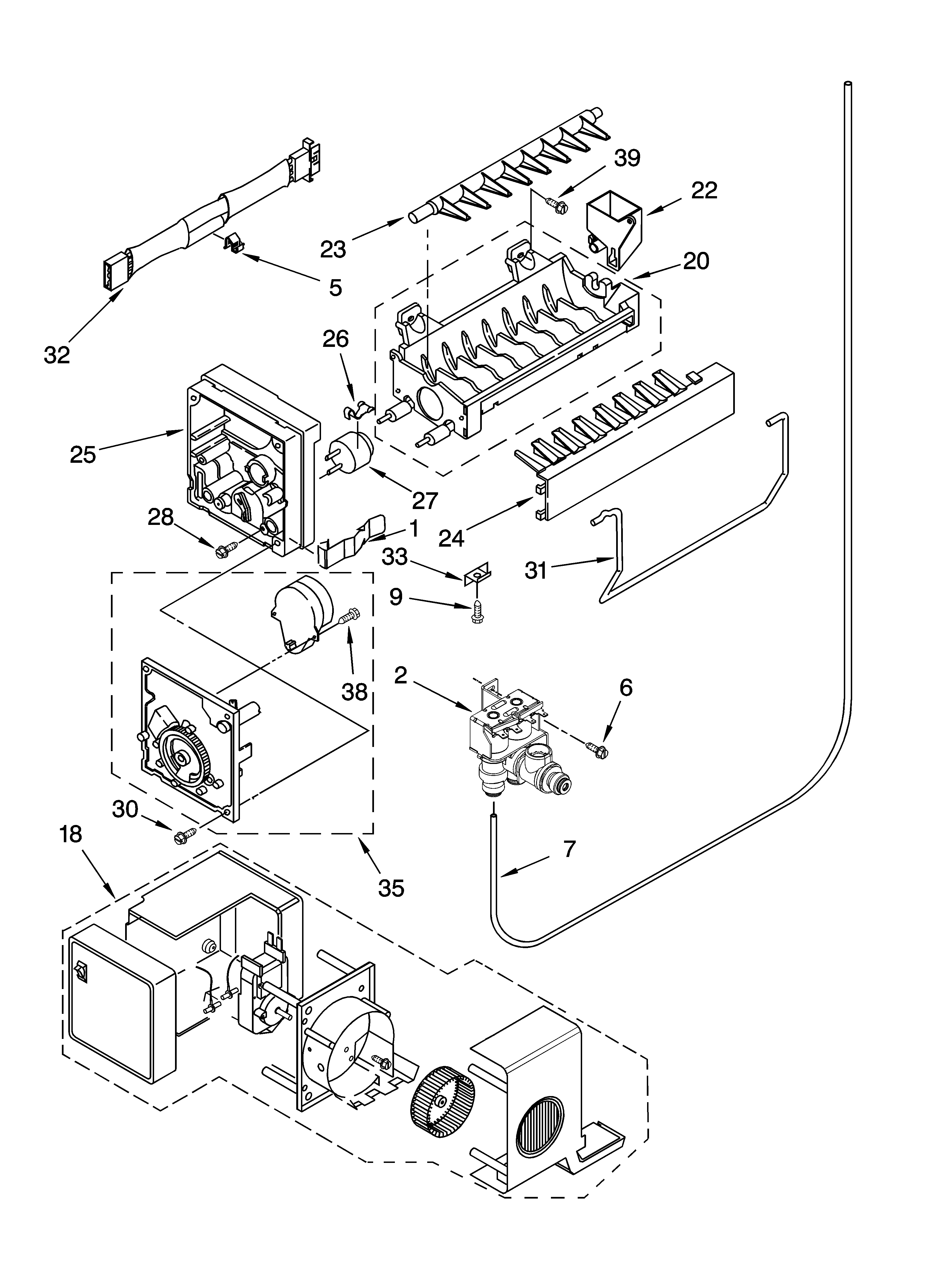 Icemaker parts