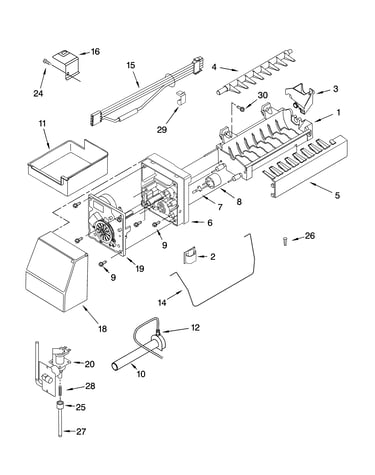 Icemaker parts, optional parts