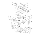 Whirlpool GH4155XPB1 interior and ventilation parts diagram