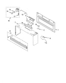 Cabinet and installation parts