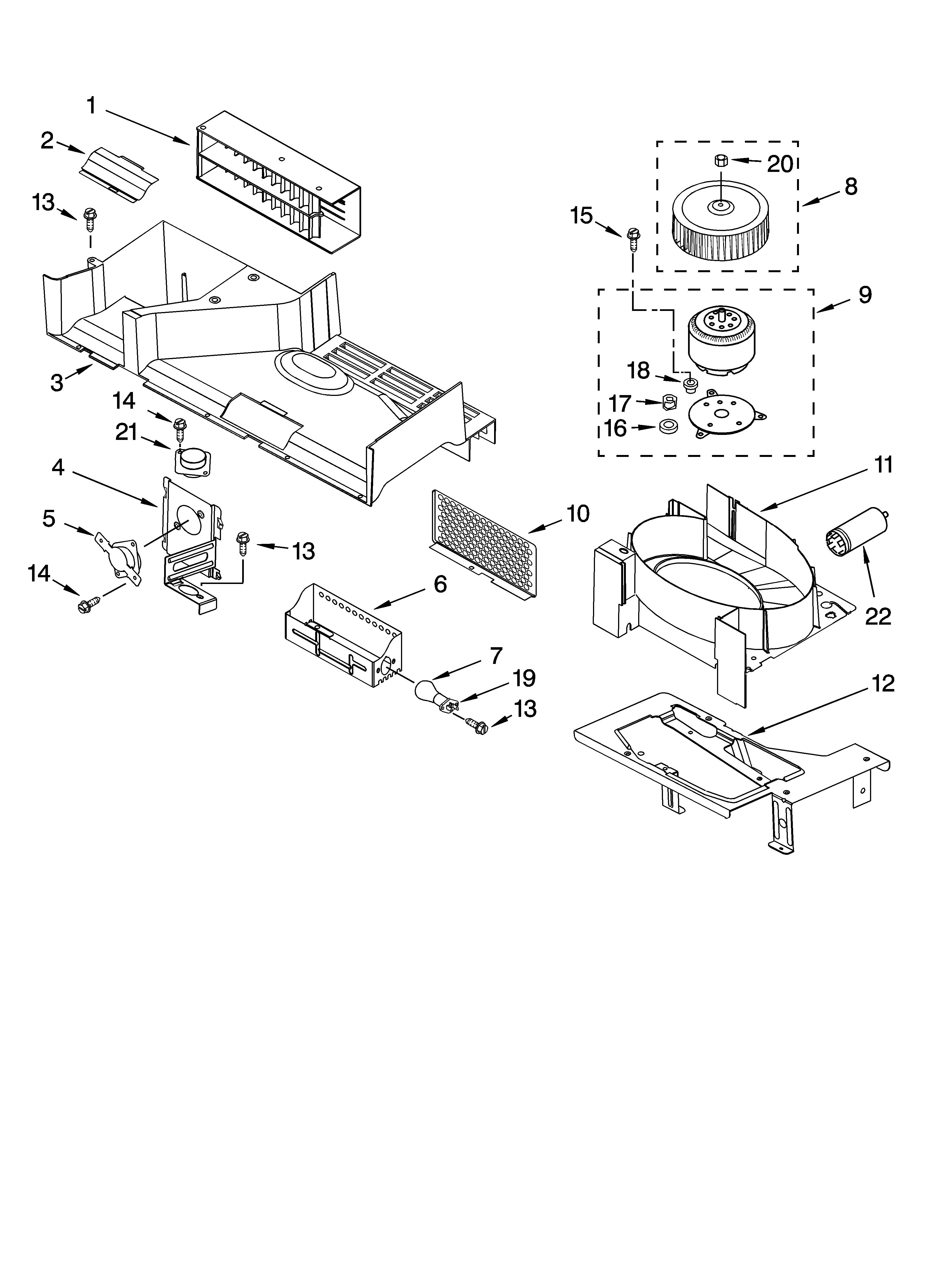 Air flow parts