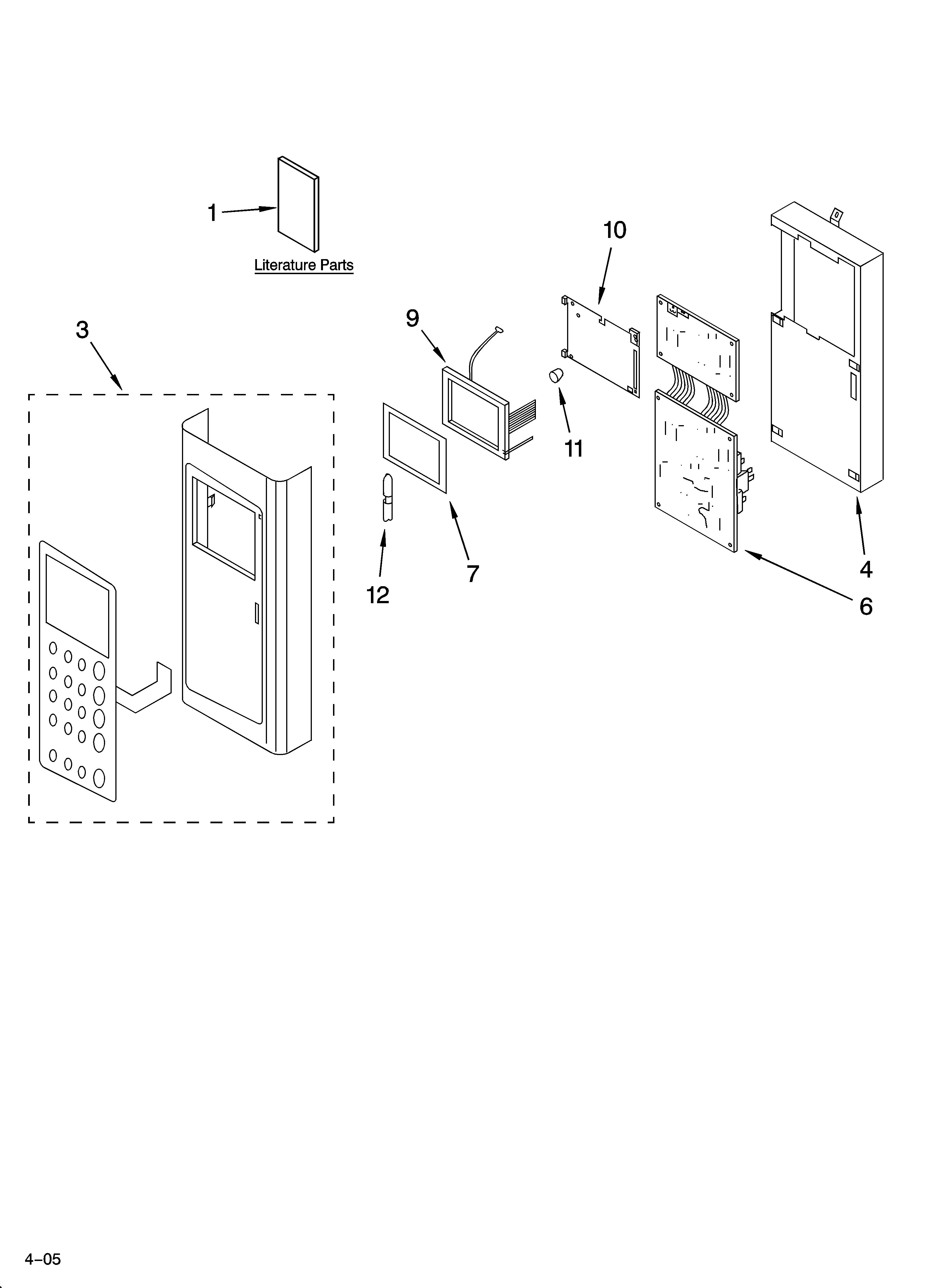 Control panel parts