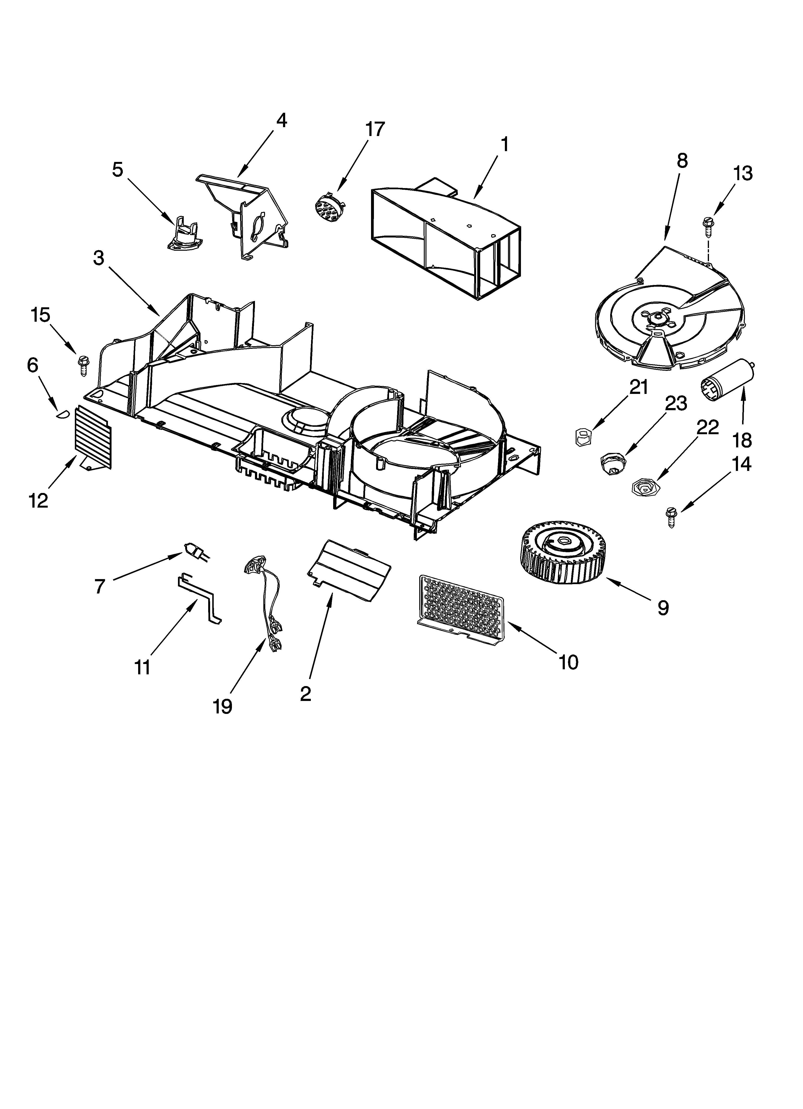 Air flow parts