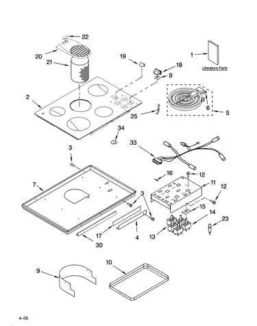 Cooktop parts