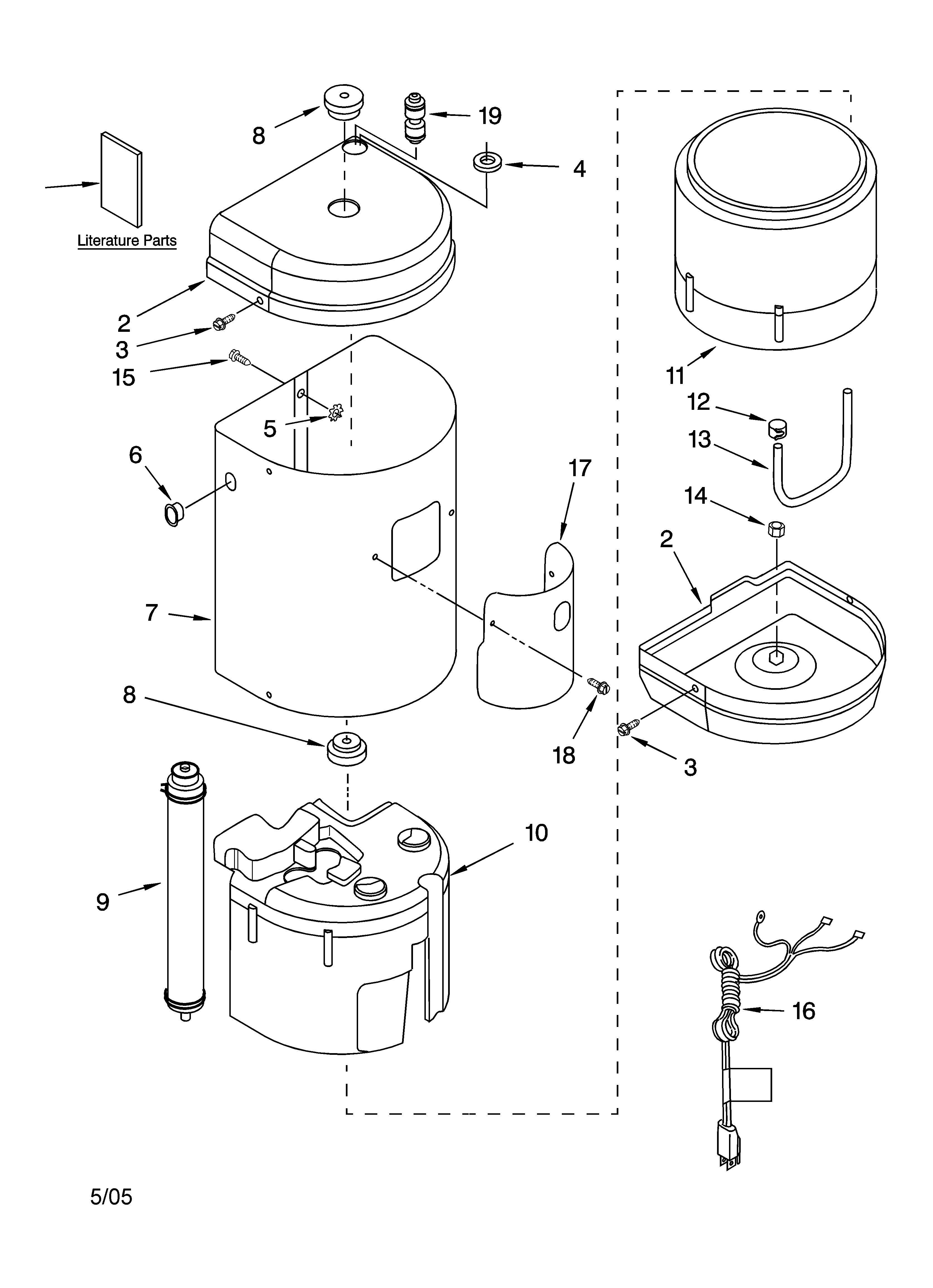 Outer cover & insulation parts