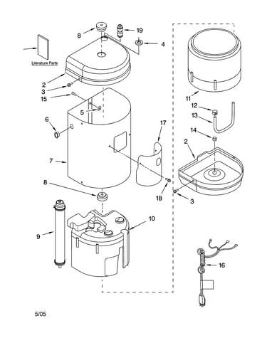 Outer cover & insulation parts