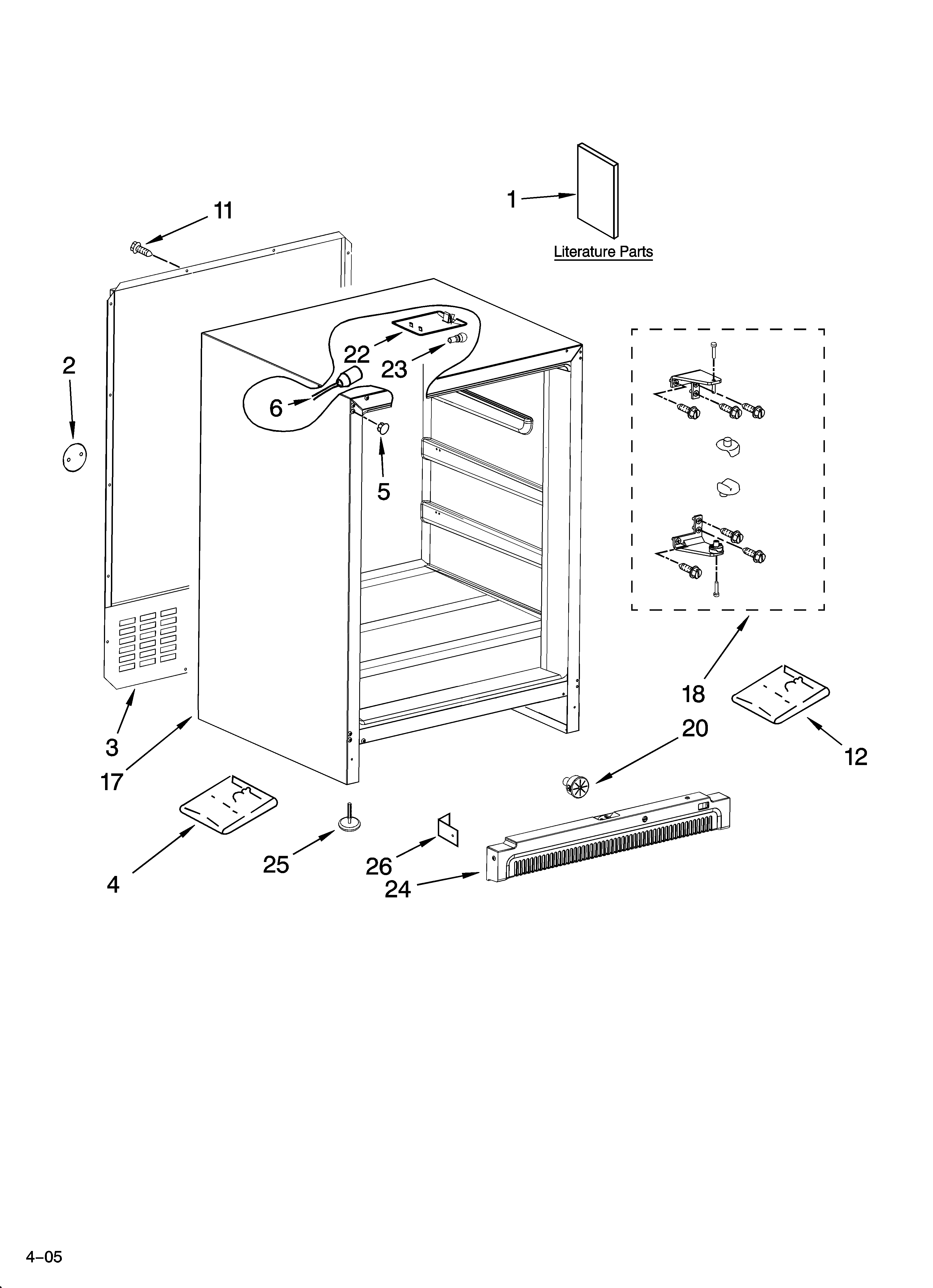 Cabinet parts